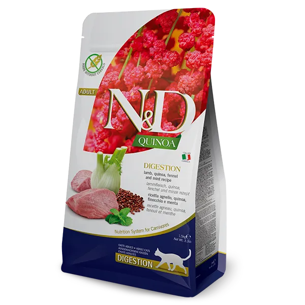 Quinoa chat Digestion Lamb (Digestion Agneau) (5 kg) - Farmina