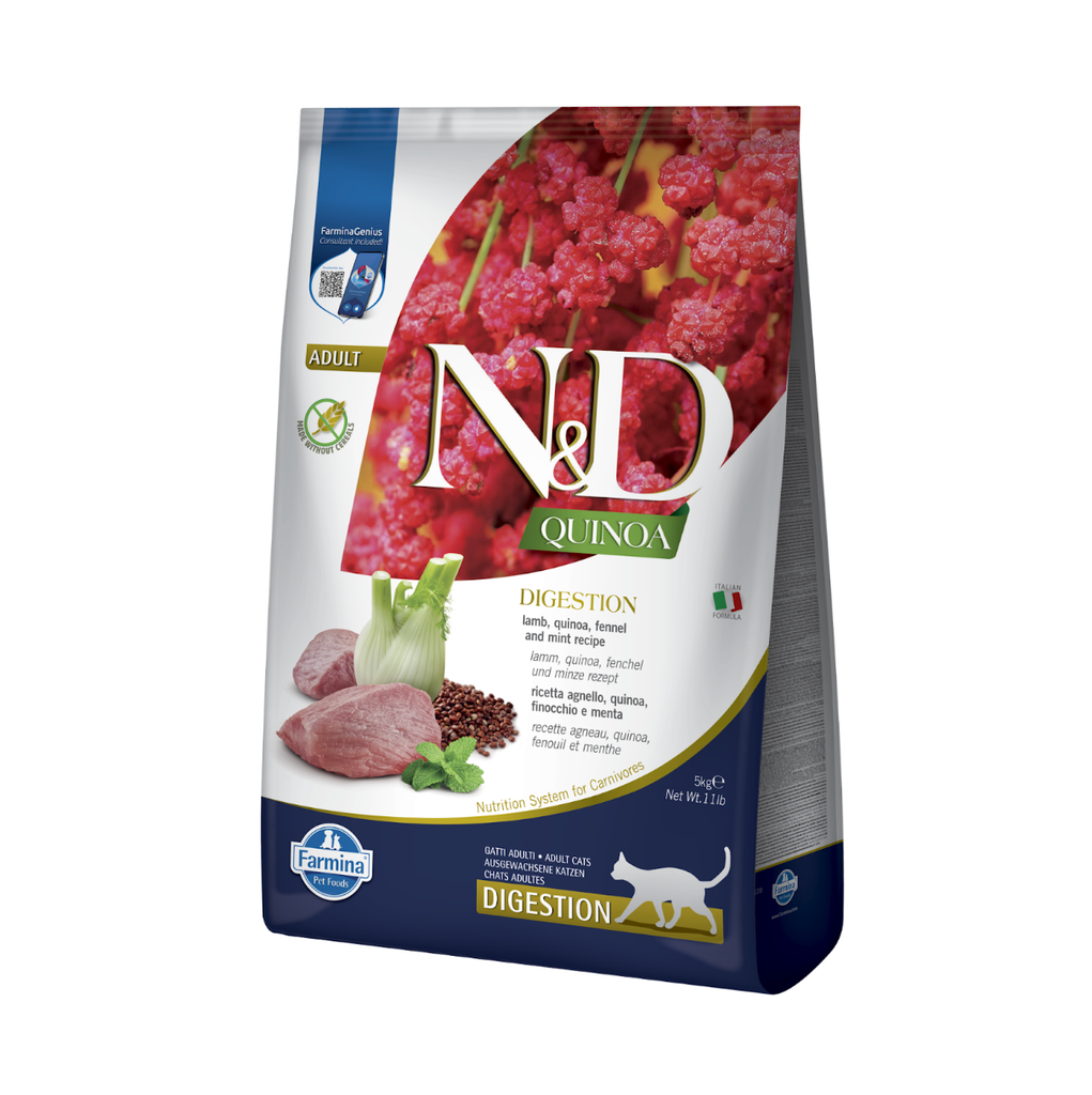 [J25050041] Quinoa chat Digestion Lamb (Digestion Agneau) (5 kg) - Farmina