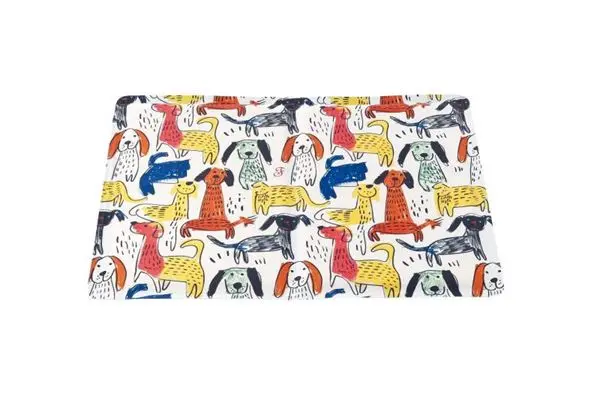 [J25050168] Tapis rafraichissant chiens naifs - Ferribiella (30 x 40 cm)