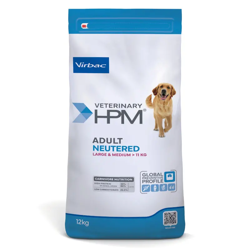 [J25050263] Adult Neutered Dog Large & Medium (12 kg) - Virbac