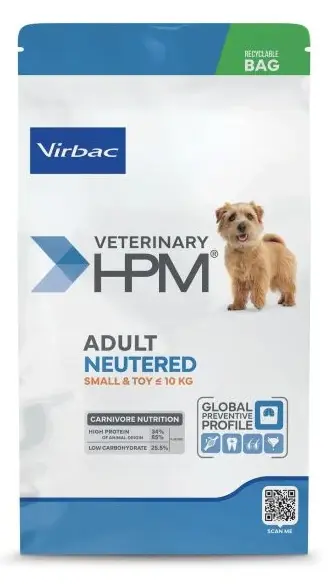 [J25050293] Adult Neutered Dog Small & Toy (400 g) - Virbac