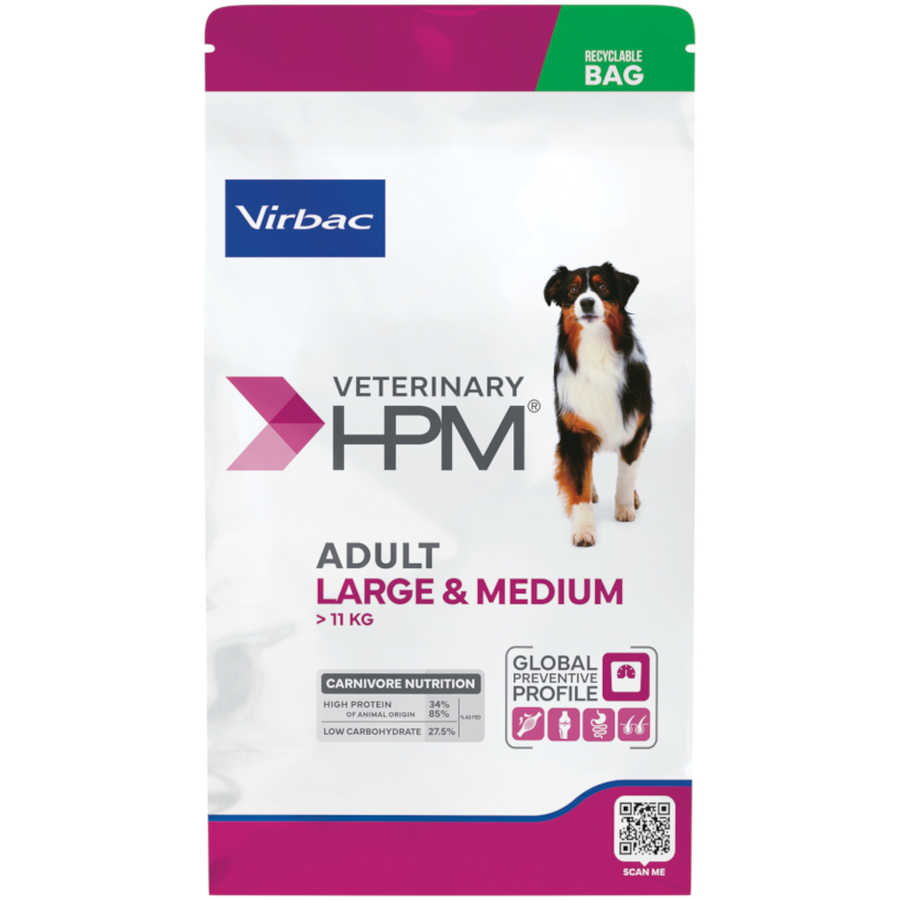 [J25050312] Dog adult Large & Medium (12 kg) - Virbac