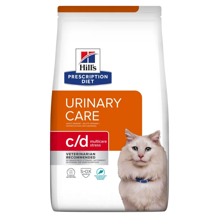 Chat Urinary Care Multicare Stress c/d poisson (3 kg) - Hill's Prescription Diet