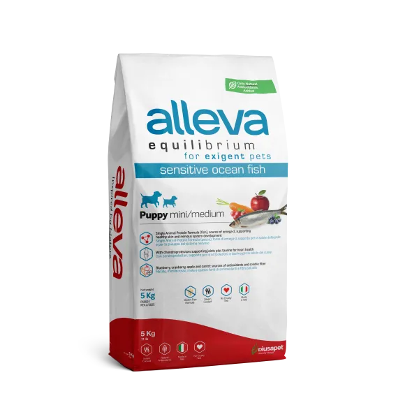 Sensible Poisson Chiot mini/medium (5 kg) - Alleva