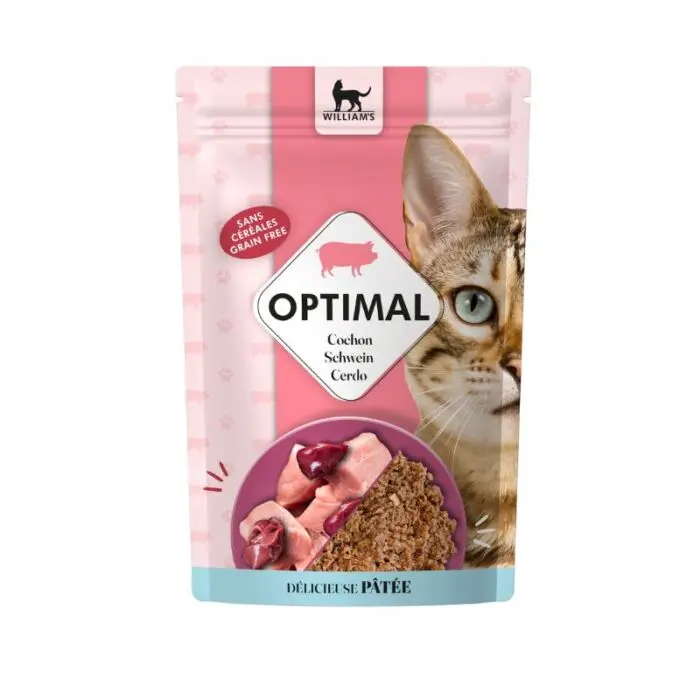 Sachet chat cochon (85 g) - William's Optimal