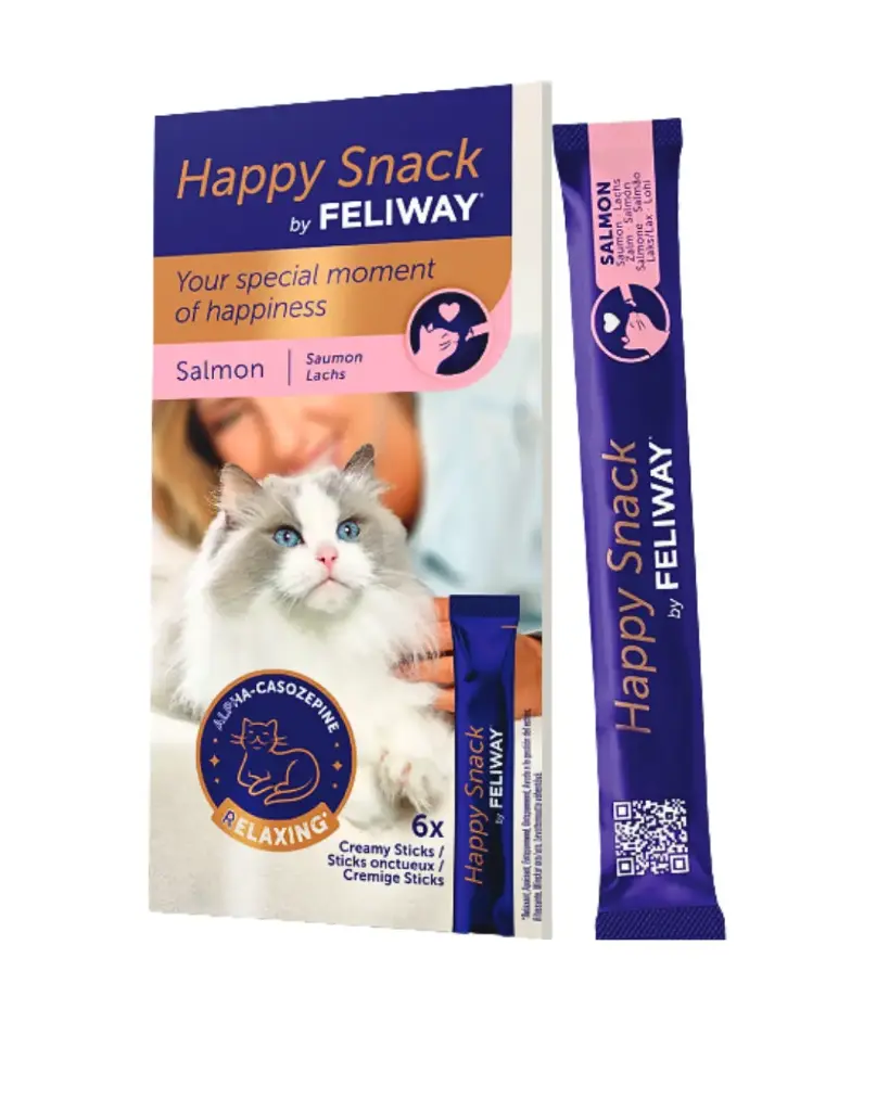 [J25070036] Happy snack saumon (boite de 6 sticks) - Feliway