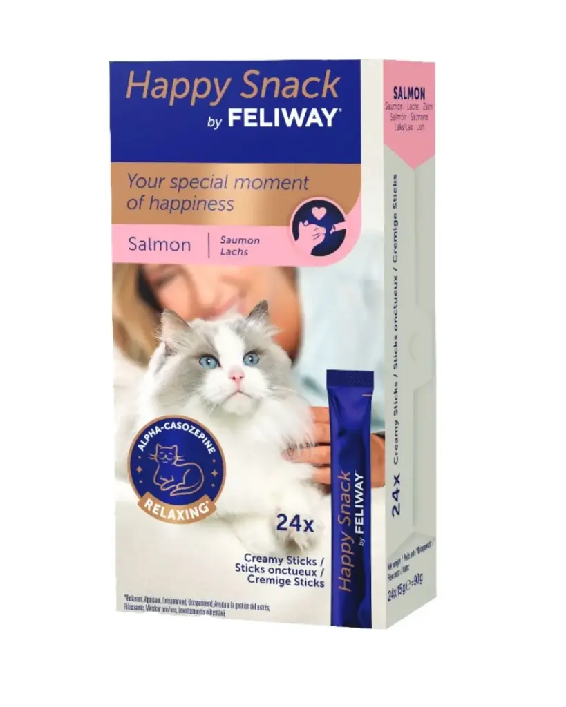 [J25070037] Happy snack saumon (boite de 24 sticks) - Feliway