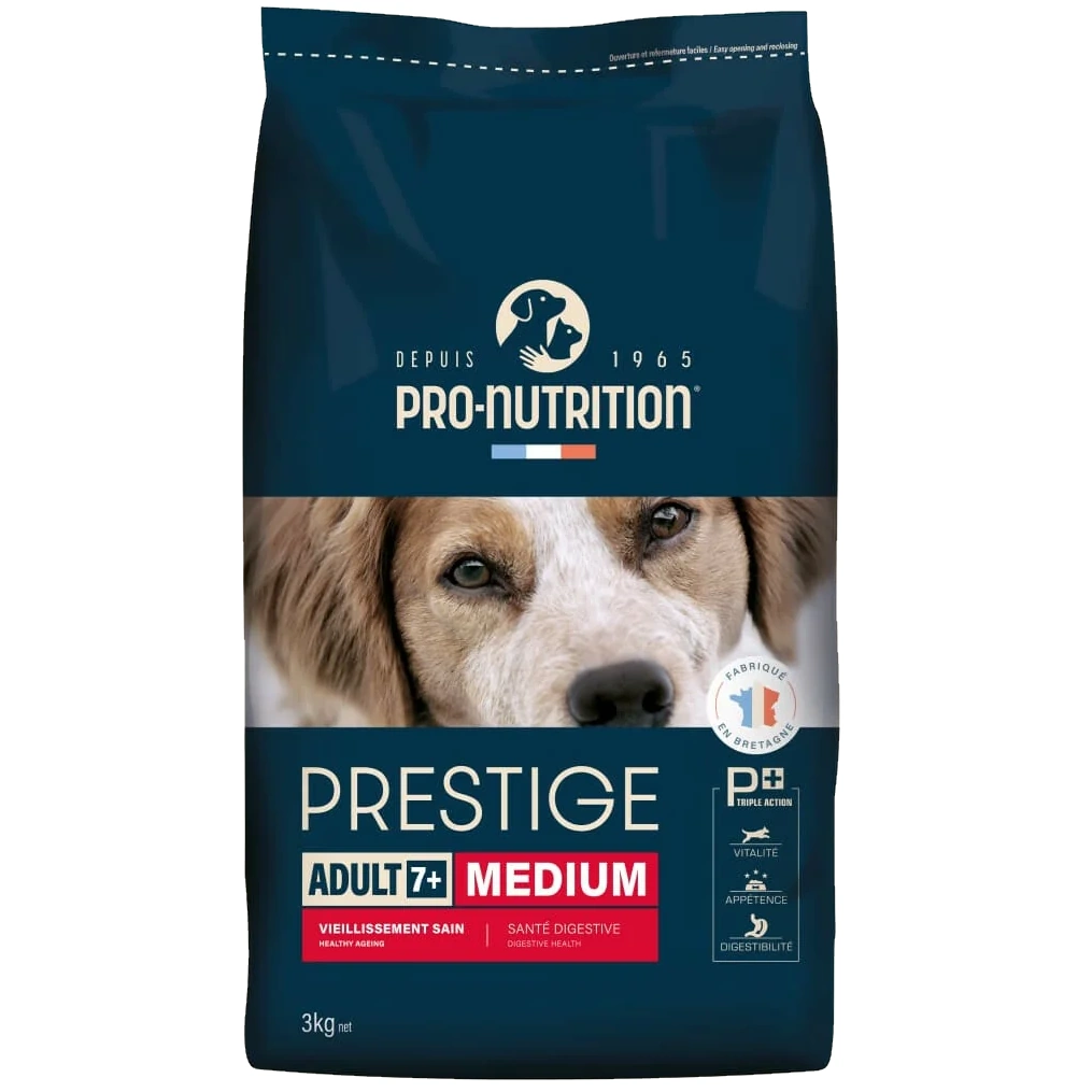 [J25070049] Prestige Chien 7+ Medium (14 kg) - Pro-Nutrition