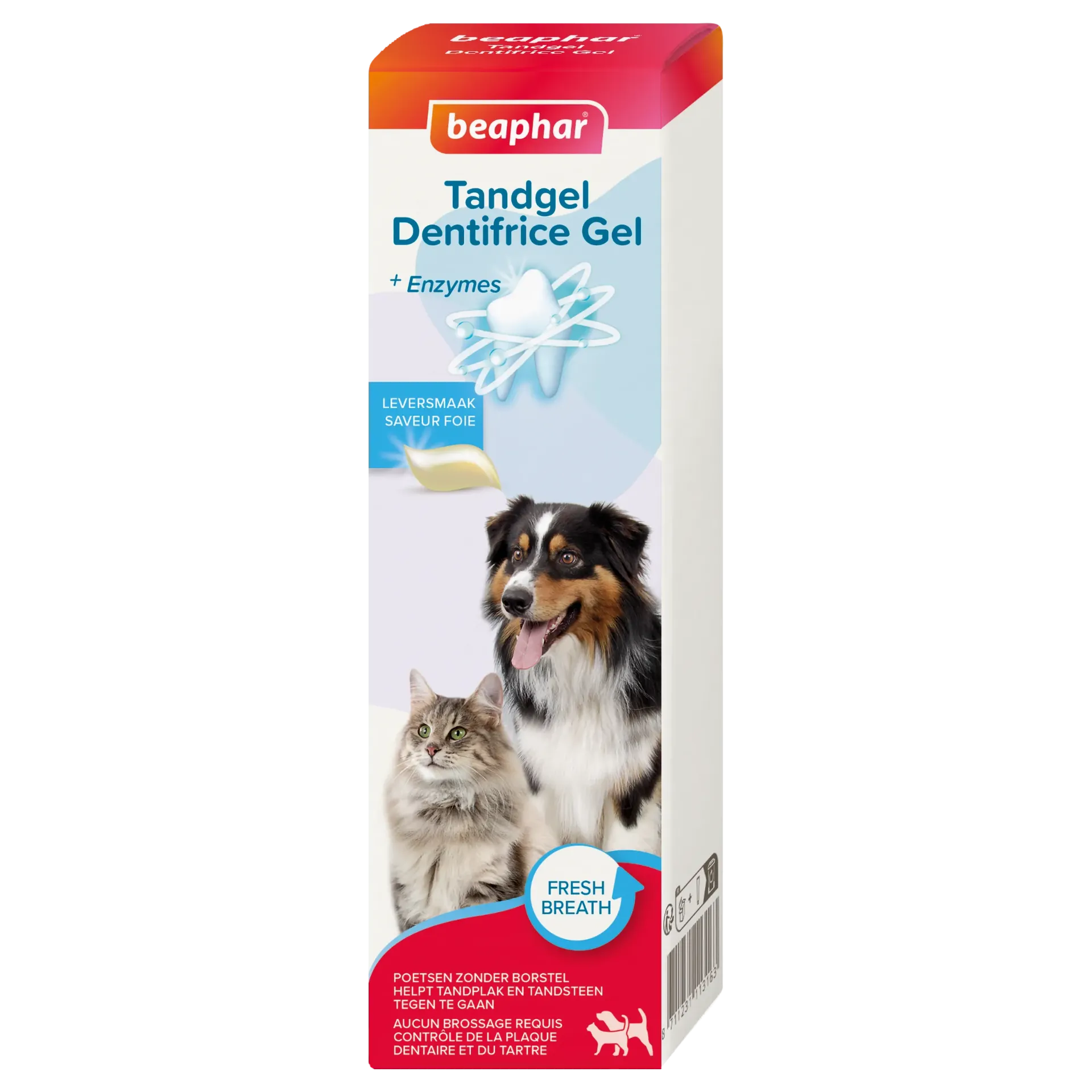 Dentifrice Gel au foie pour chien et chat (100 g) - Beaphar