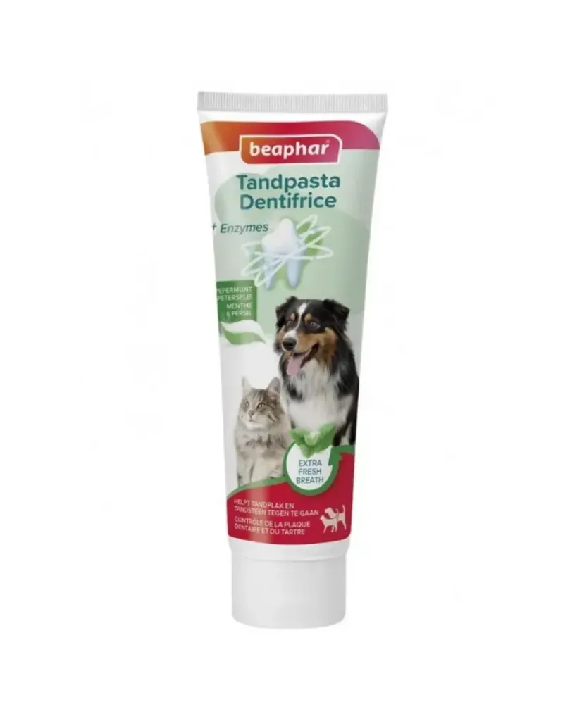 Dentifrice menthe poivrée & persil (100 g) - Beaphar
