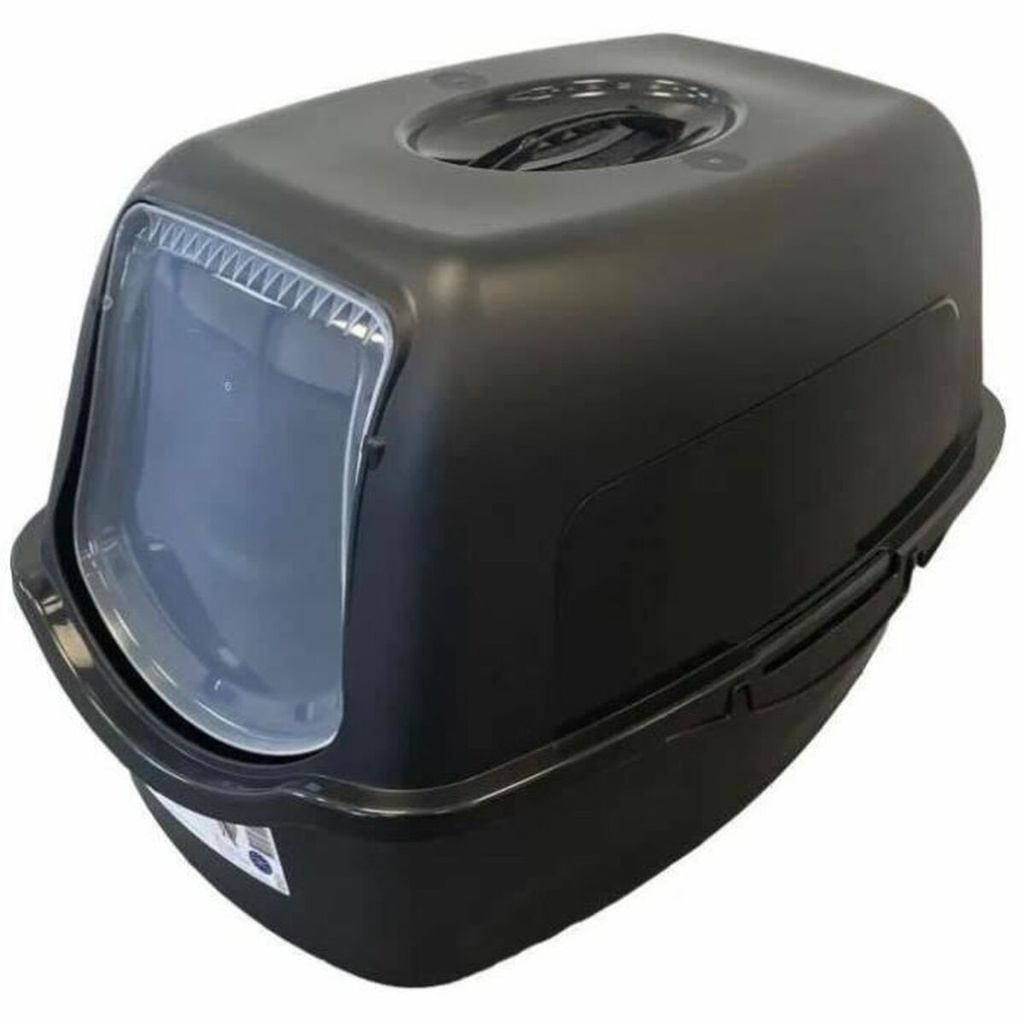 [J25080010] Maison de toilette Samba noire - petdesign