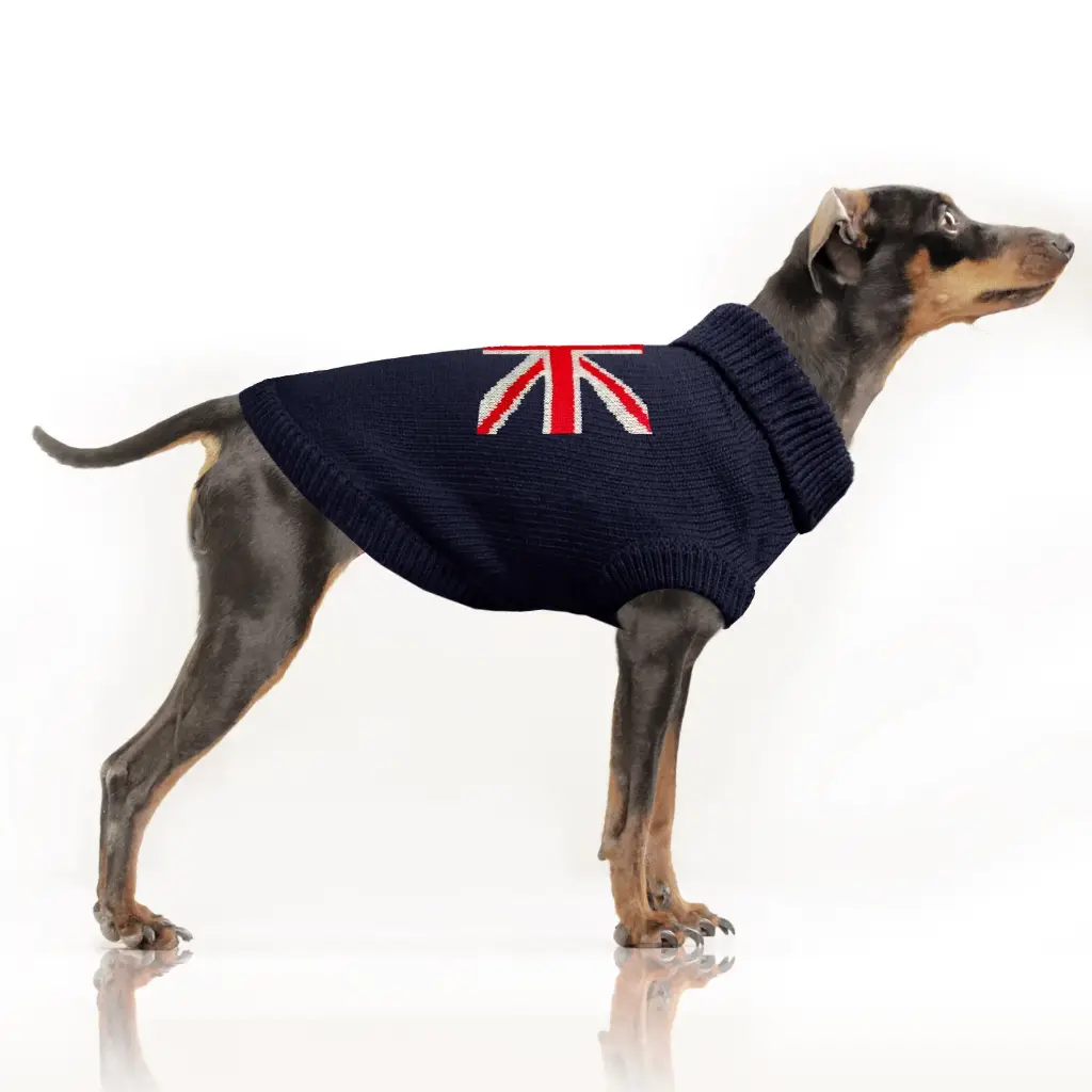 [J25080199] Pull marine Union Jack - Milk&Pepper (29 cm)