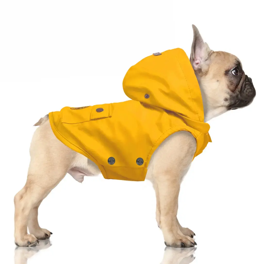 [J25080351] Imperméable capuche amovible Tribord - Milk&Pepper (29T, Jaune)