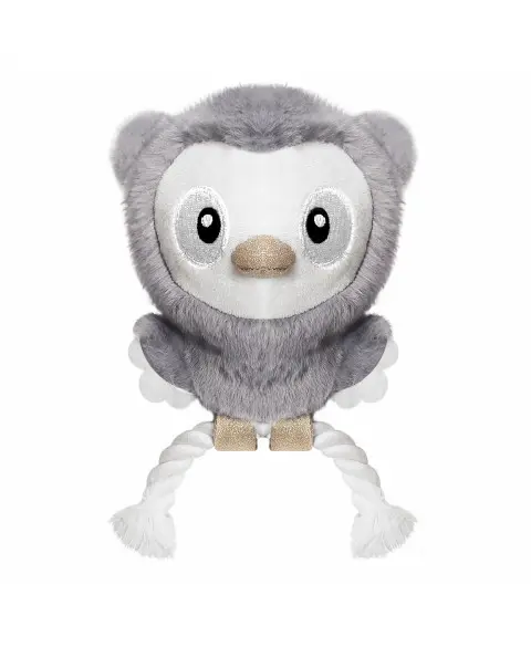 [J25090016] Peluche chien chouette grise Elin - Milk&Pepper