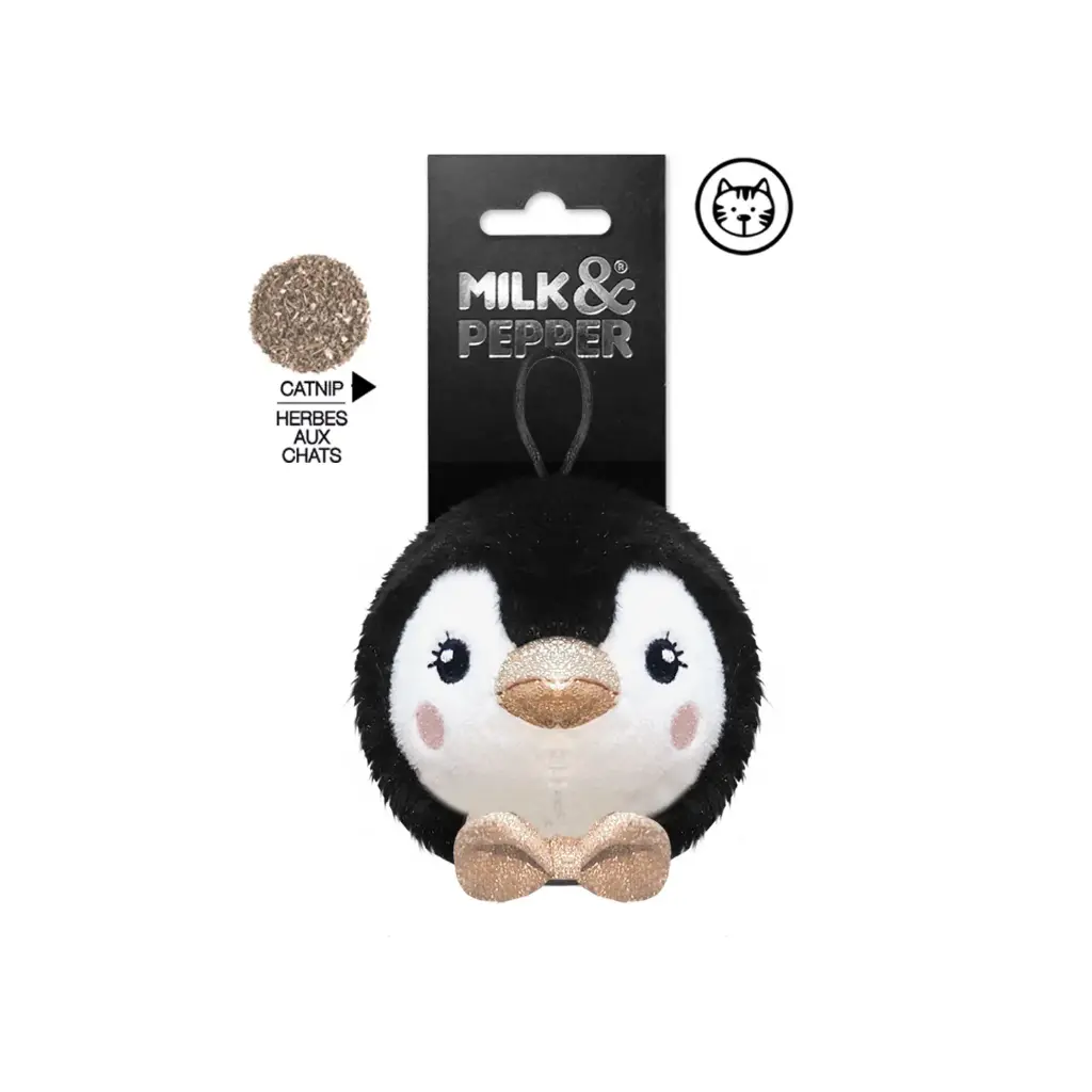 Boule de Noël pingouin pour chat Emily - Milk&Pepper