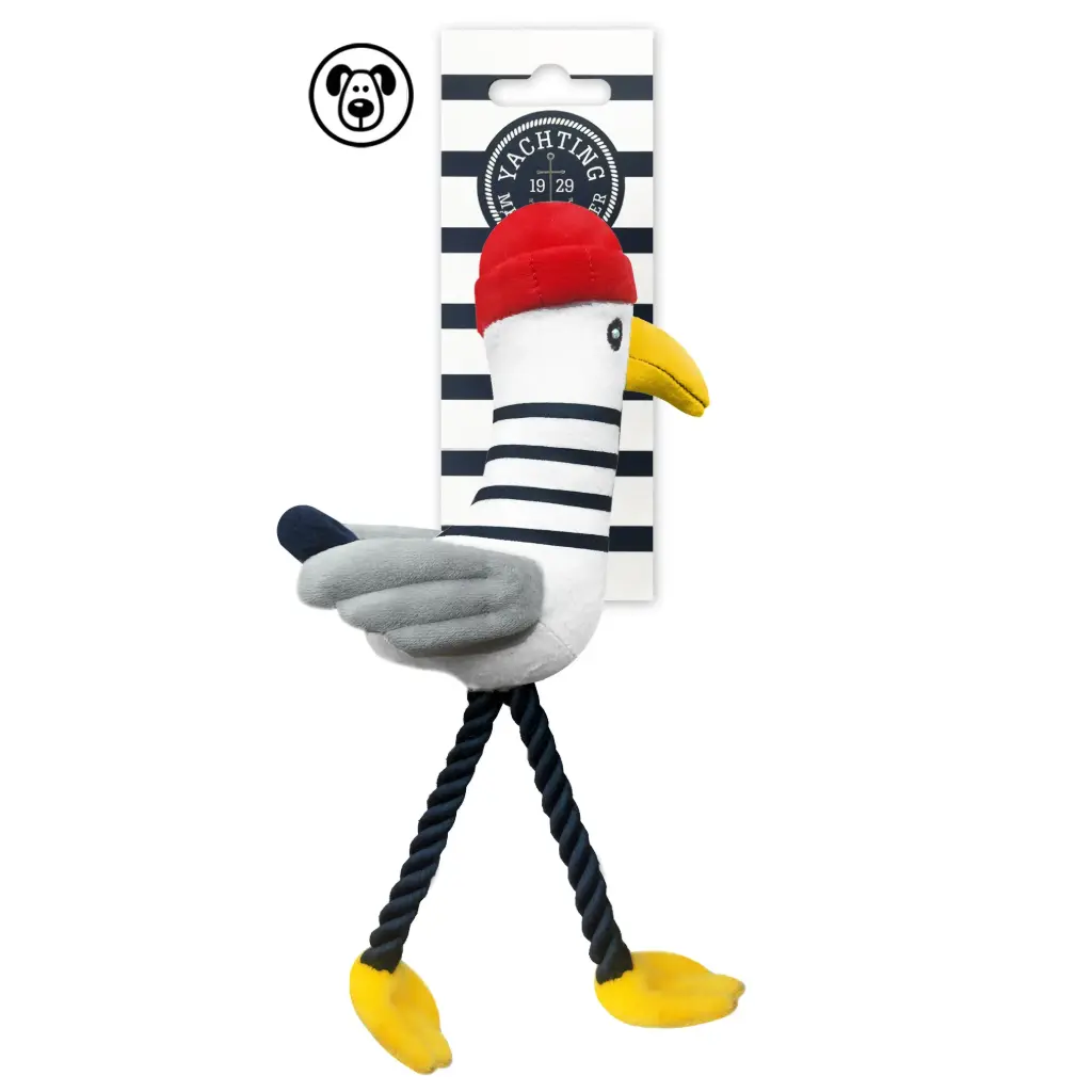Peluche chien mouette matelote rayée Gwen - Milk&Pepper