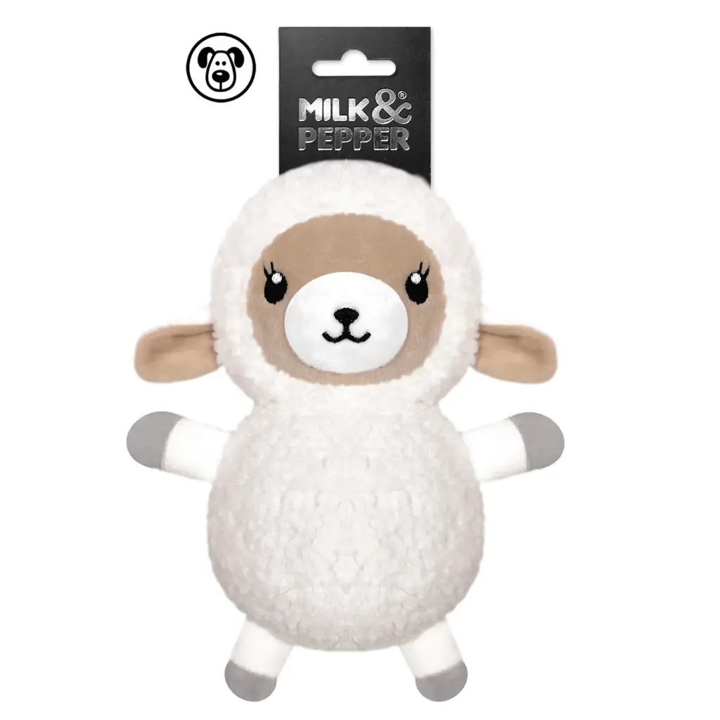 [J25090029] Peluche chien mouton plushball Hera - Milk&Pepper