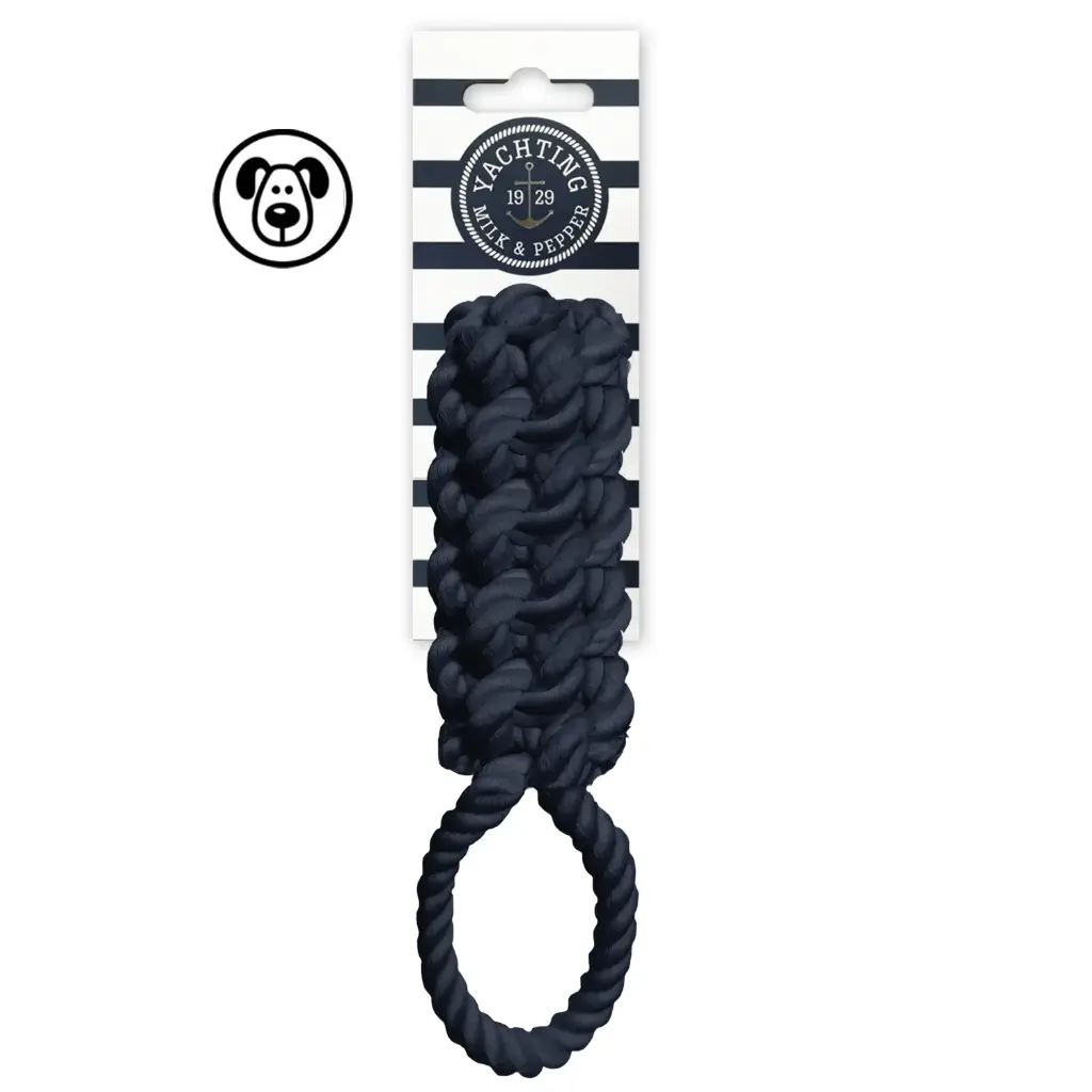 Jouet chien Petit Cabestan marine - Milk&Pepper