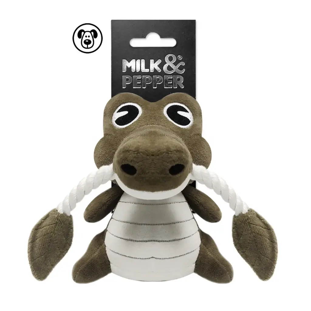 [J25090061] Peluche chien crocodile Salty - Milk&Pepper