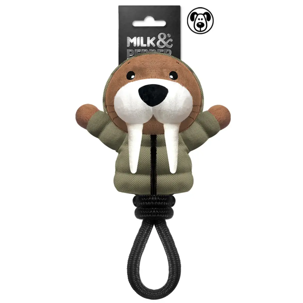 Jouet chien morse et sa doudoune Seal - Milk&Pepper
