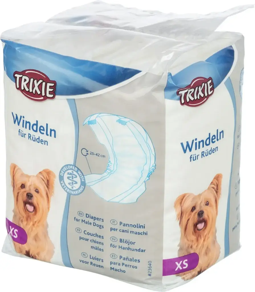 [J25090084] Couches pour chien mâle x12 (XS) - Trixie