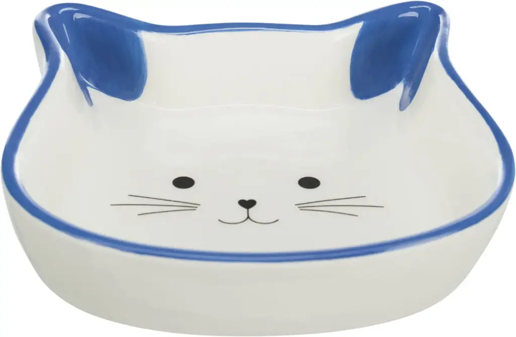 [J25090088] Gamelle en céramique "Tête de chat avec visage" (12 cm) - Trixie