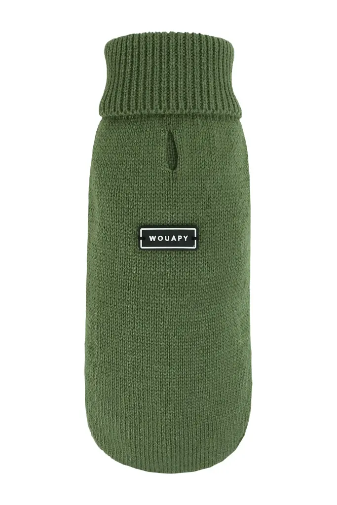 [J25090337] Pull kaki - Wouapy (27 cm)