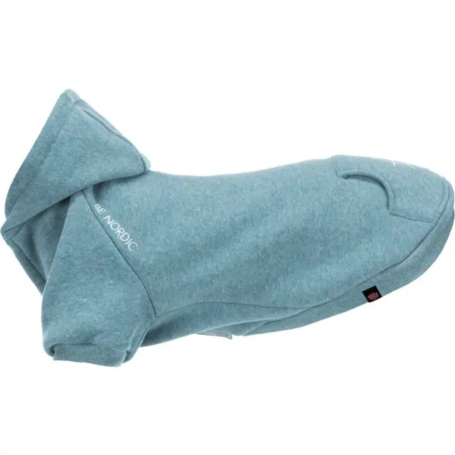 [J25090399] Be Nordic sweat à capuche Flensburg - Trixie (Pétrole, 24 cm)