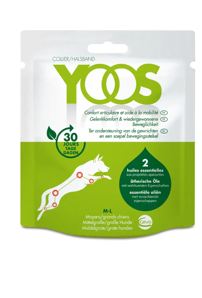 [J25090427] Yoos collier pour moyen et grand chien - Ceva