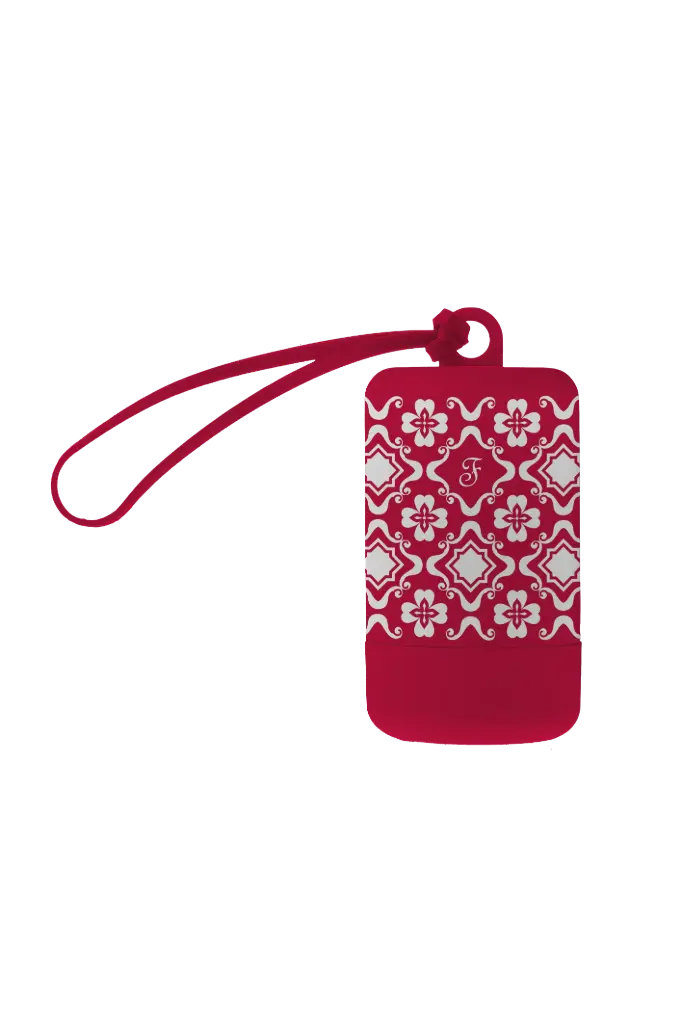 Distributeur de sacs Emporio Maiolica rouge - Ferribiella