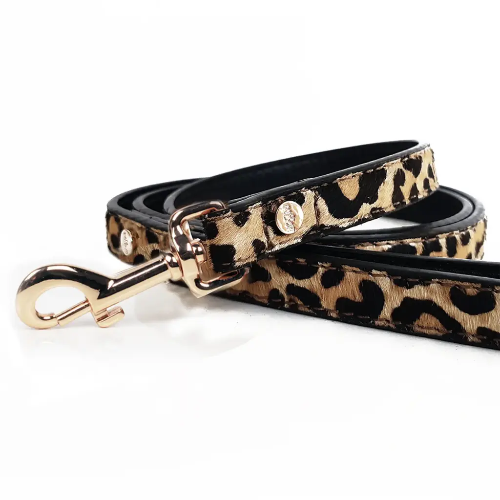 [J25090549] Laisse léopard - Milk&Pepper (10 cm)