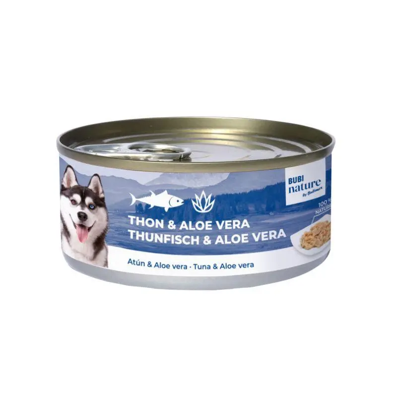 Boîte chien Bubi Nature thon et aloe vera (150 g) - Bubimex