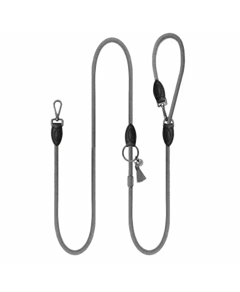 [J25100042] Laisse Edward gris - Milk&Pepper (120 cm)