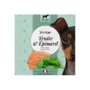 Terrine pour chien à la truite et aux épinards (80 g) - William's