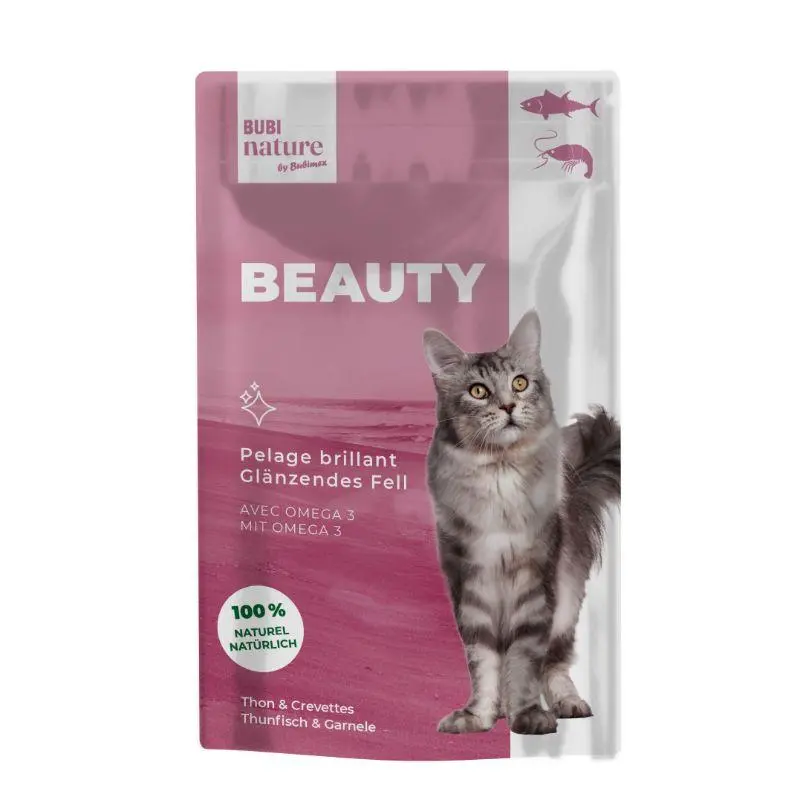 [J25100047] Sachet chat Bubi Nature thon et crevette (70 g) - Bubimex