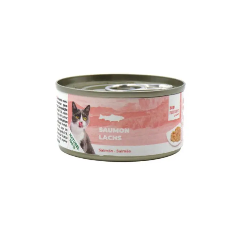 Boîte chat Bubi Nature saumon (70 g) - Bubimex