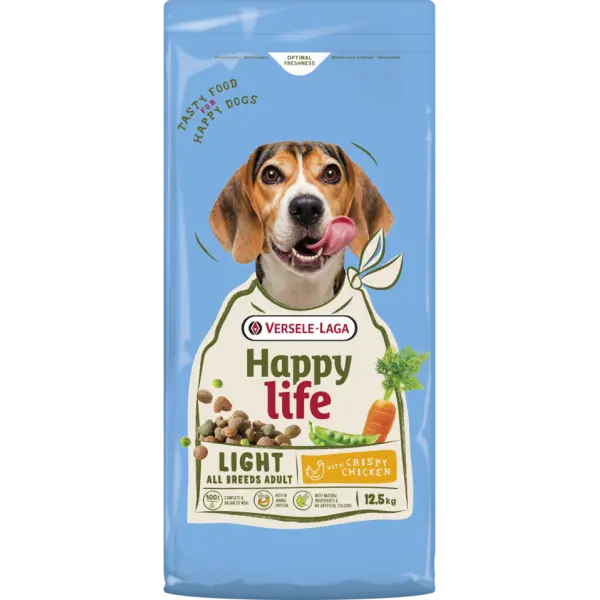 [J25100062] Happy Life Adult Light au poulet (12.5 kg) - Versele Laga