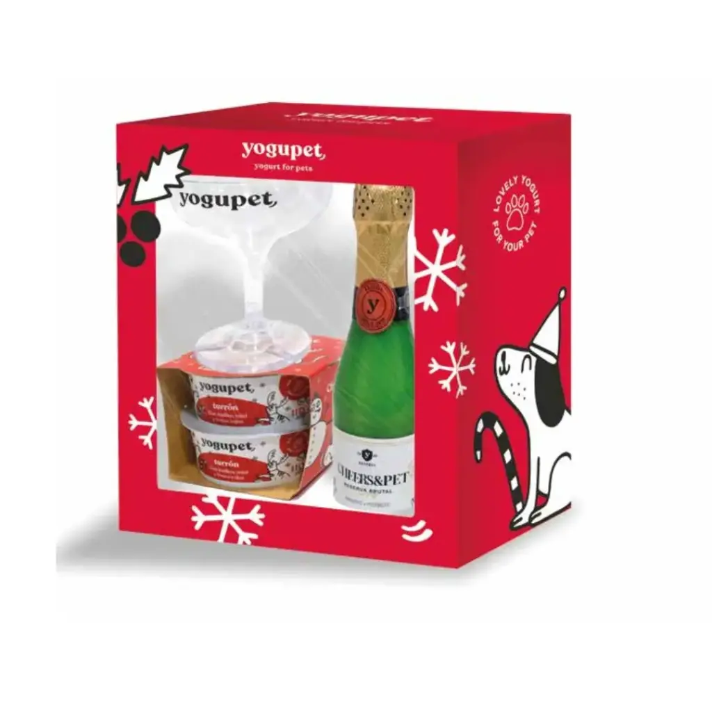 Box I : Cheers&Pet + Verre Cheers&Pet + Yaourt de Noel - Yogupet