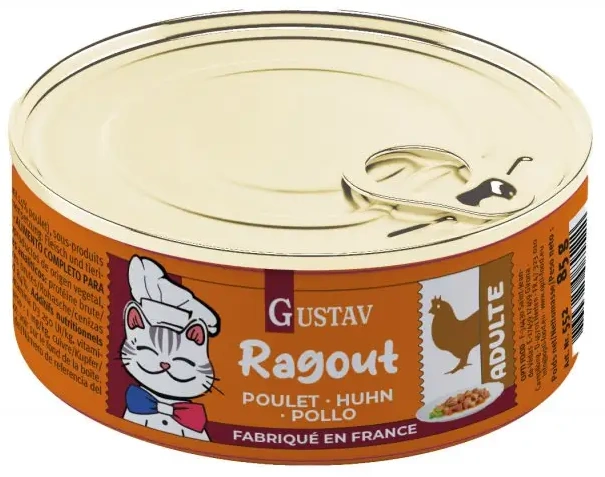 [J25100105] Ragout au poulet (85 g) - Gustav