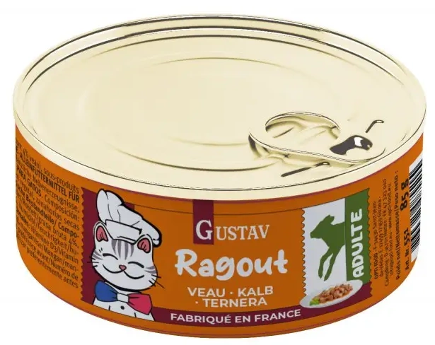 [J25100106] Ragout au veau (85 g) - Gustav