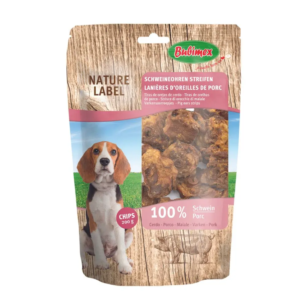 Lanières d'oreilles de porc (200 g) - Bubimex