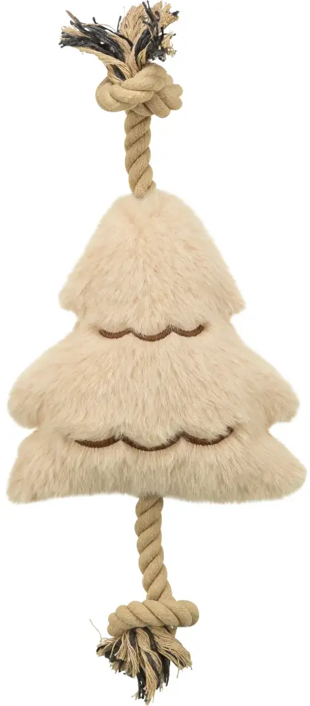 [J25100125] Peluche corde arbre de noël chien - Trixie