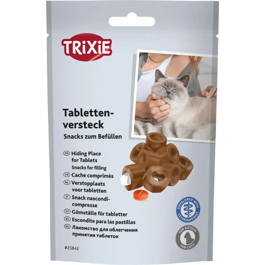 [J25100142] Cache comprimés pour chats (50 g) - Trixie