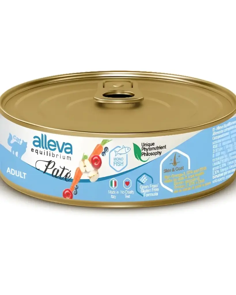Pâtée Chat Adulte Saumon (85 g) - Alleva Equilibrium