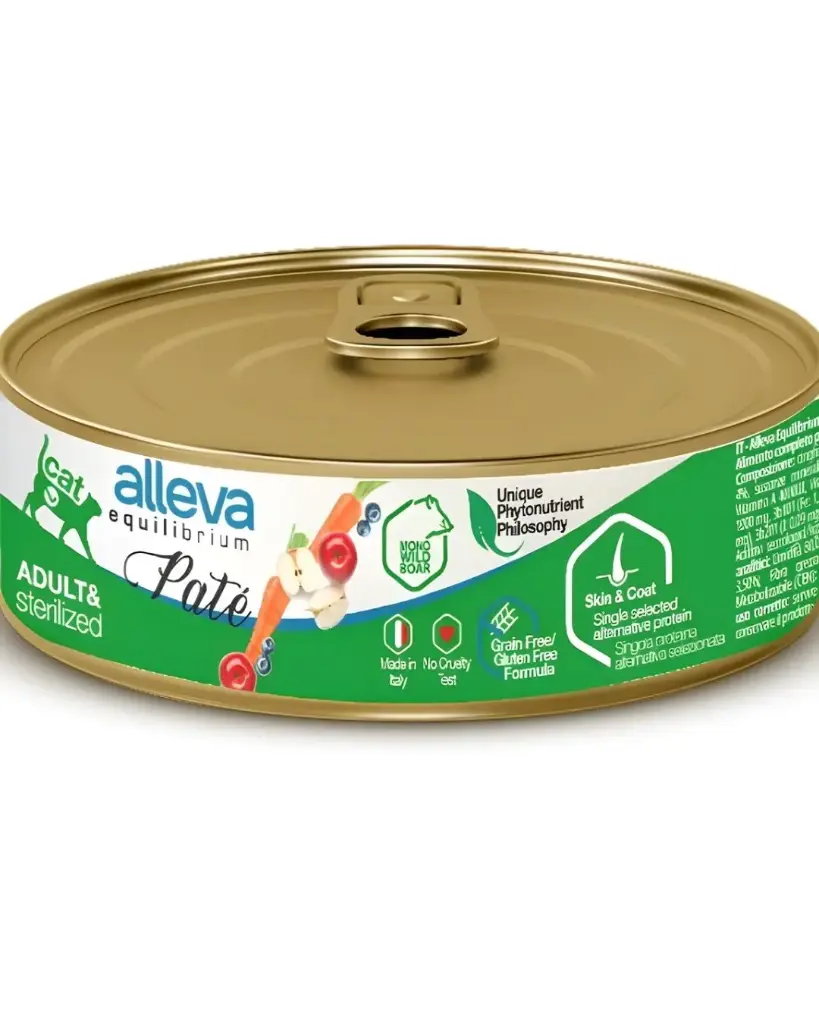 [J25100219] Pâtée Sanglier Chat Adulte & Stérilisé (85 g) - Alleva Equilibrium