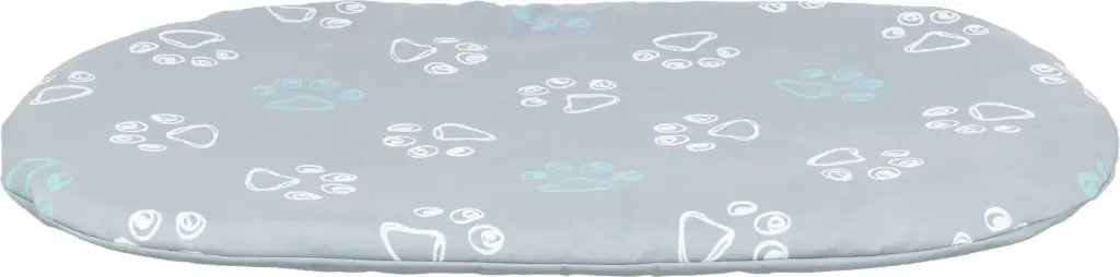 [J25110048] Coussin Jimmy coton optique ovale - Trixie (44 x 31 cm)