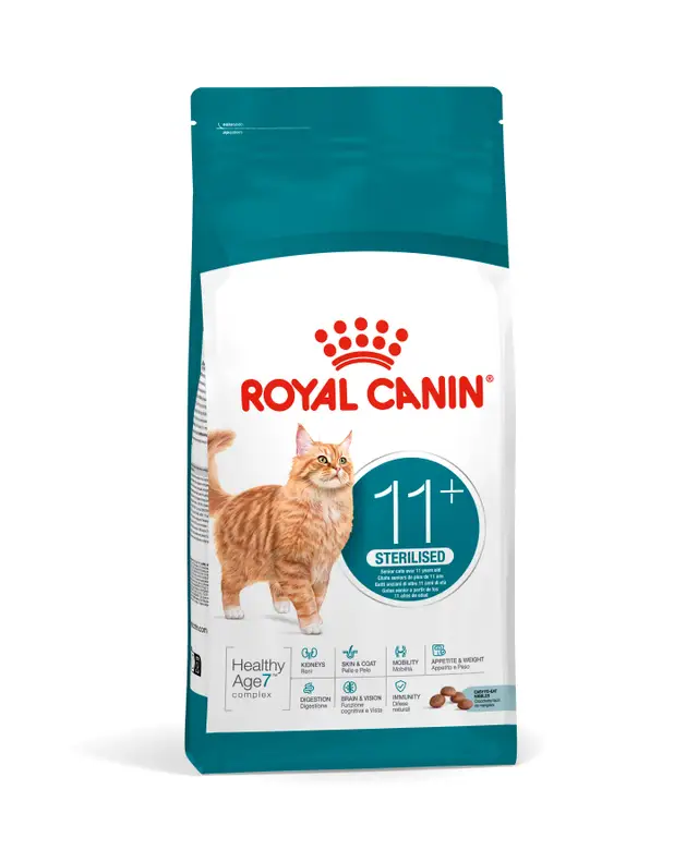 [J25110219] Croquettes chat Healthy Ageing Sterilised 11+ (4 kg) - Royal Canin