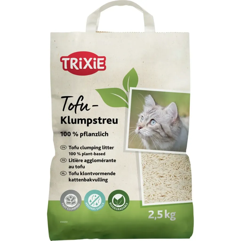 Litière agglomérante au tofu (6 litres/2.5 kg) - Trixie