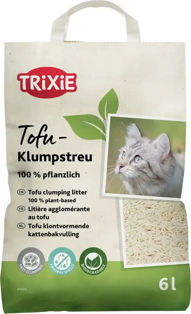 Litière agglomérante au tofu (6 litres/2.5 kg) - Trixie
