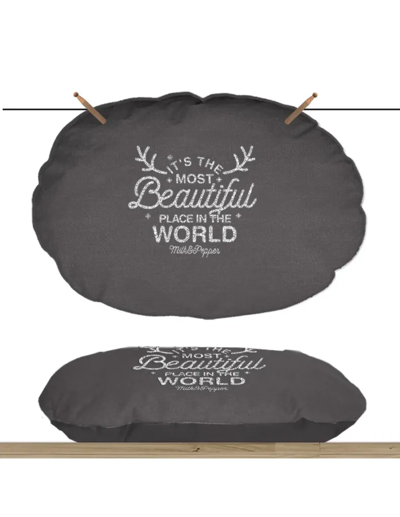 Sofa carré Wonderfull gris (Taille 3) - Milk & Pepper